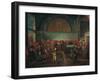 Dinner at the Palace in Honour of an Ambassador, 1720S-Jean-Baptiste Vanmour-Framed Giclee Print