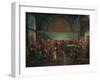 Dinner at the Palace in Honour of an Ambassador, 1720S-Jean-Baptiste Vanmour-Framed Giclee Print