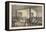 Dinner at the Regents, Lew Chew, 1855-Wilhelm Joseph Heine-Framed Stretched Canvas