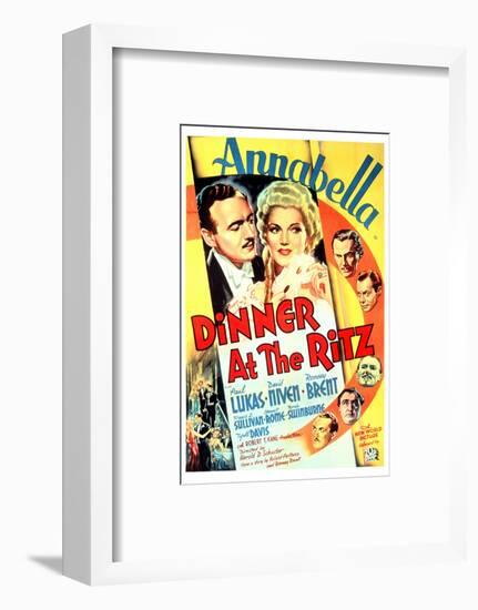 Dinner at the Ritz, David Niven, Annabella, 1937-null-Framed Photo