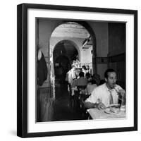 Dinner at the Trattoria-null-Framed Giclee Print