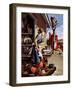 "Dinner Bell," October 21, 1944-Stevan Dohanos-Framed Giclee Print