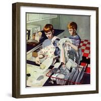 "Dinner Dishes", September 26, 1953-George Hughes-Framed Giclee Print