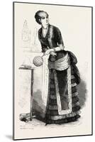 Dinner Dress Front, Fashion, 1882-null-Mounted Giclee Print