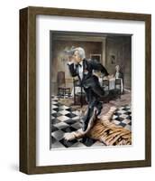 Dinner for One-Renate Holzner-Framed Art Print