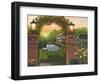 Dinner for Two - Rose Cottage-Richard Harpum-Framed Art Print