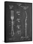 Dinner Fork Patent-null-Framed Stretched Canvas