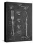 Dinner Fork Patent-null-Stretched Canvas
