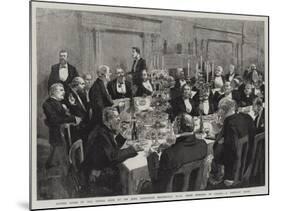 Dinner Given by the Empire Club to Sir John Alexander Macdonald-null-Mounted Giclee Print