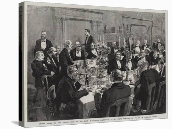 Dinner Given by the Empire Club to Sir John Alexander Macdonald-null-Stretched Canvas