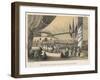 Dinner Given to the Japanese Commissioners on Board U.S.S.F. Powhatan, 1855-Wilhelm Joseph Heine-Framed Giclee Print