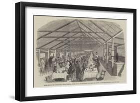 Dinner Given to the Operatives of Messers Horrocks-null-Framed Giclee Print