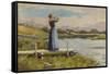 Dinner Horn-Abbott Fuller Graves-Framed Stretched Canvas