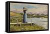 Dinner Horn-Abbott Fuller Graves-Framed Stretched Canvas