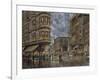 Dinner Hour, San Francisco, Ellis & Market St.-Stanton Manolakas-Framed Giclee Print