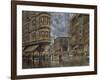 Dinner Hour, San Francisco, Ellis & Market St.-Stanton Manolakas-Framed Giclee Print