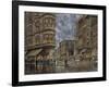 Dinner Hour, San Francisco, Ellis & Market St.-Stanton Manolakas-Framed Giclee Print