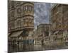 Dinner Hour, San Francisco, Ellis & Market St.-Stanton Manolakas-Mounted Giclee Print