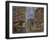 Dinner Hour, San Francisco, Ellis & Market St.-Stanton Manolakas-Framed Giclee Print