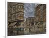 Dinner Hour, San Francisco, Ellis & Market St.-Stanton Manolakas-Framed Giclee Print