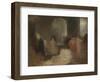 Dinner in a Great Room with Figures in Costume-J. M. W. Turner-Framed Giclee Print