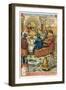 Dinner in Central and Southern Europe, 10th-13th Century-null-Framed Giclee Print