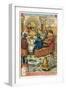 Dinner in Central and Southern Europe, 10th-13th Century-null-Framed Giclee Print