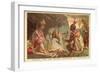 Dinner in India-null-Framed Giclee Print