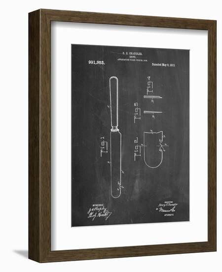 Dinner Knife Patent-null-Framed Art Print