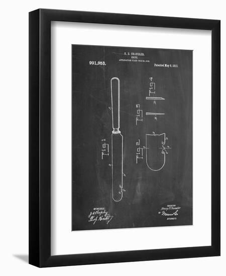 Dinner Knife Patent-null-Framed Art Print