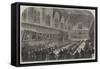 Dinner of the British Medical Association in the Hall of Christ Church College, Oxford-null-Framed Stretched Canvas