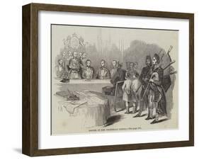 Dinner of the Caledonian School-null-Framed Giclee Print