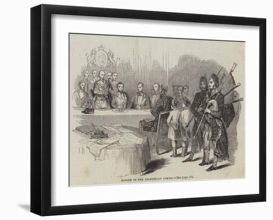 Dinner of the Caledonian School-null-Framed Giclee Print