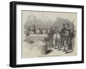 Dinner of the Caledonian School-null-Framed Giclee Print