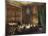 Dinner of the Prince of Conti (1717-76) in the Temple, 1766-Michel Barthélémy Ollivier-Mounted Giclee Print