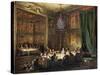 Dinner of the Prince of Conti (1717-76) in the Temple, 1766-Michel Barthélémy Ollivier-Stretched Canvas