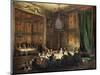 Dinner of the Prince of Conti (1717-76) in the Temple, 1766-Michel Barthélémy Ollivier-Mounted Giclee Print