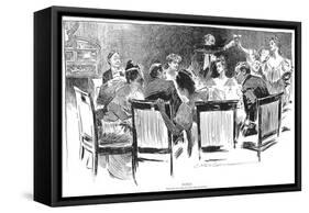 Dinner Party, 1894-Charles Dana Gibson-Framed Stretched Canvas