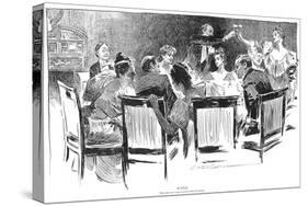 Dinner Party, 1894-Charles Dana Gibson-Stretched Canvas