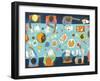 Dinner party, 2015-Grace Helmer-Framed Giclee Print