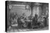 'Dinner Party at a Mandarin's House', 1843-G Paterson-Stretched Canvas