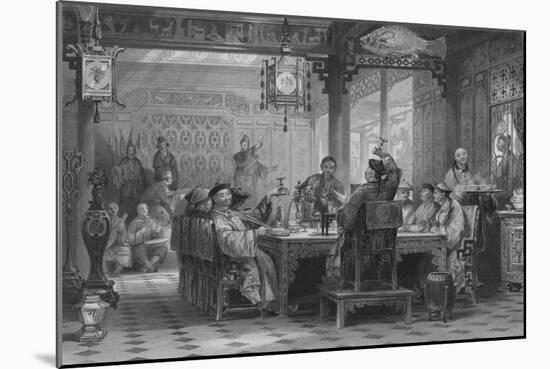 'Dinner Party at a Mandarin's House', 1843-G Paterson-Mounted Giclee Print