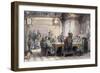 'Dinner Party at a Mandarin's House', China, 1843-G Patterson-Framed Giclee Print