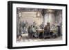 'Dinner Party at a Mandarin's House', China, 1843-G Patterson-Framed Giclee Print