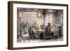 Dinner Party at a Mandarin's House-Thomas Allom-Framed Giclee Print