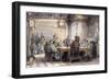 Dinner Party at a Mandarin's House-Thomas Allom-Framed Giclee Print