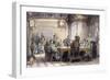 Dinner Party at a Mandarin's House-Thomas Allom-Framed Giclee Print