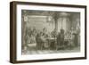 Dinner Party at a Mandarin's House-Thomas Allom-Framed Giclee Print
