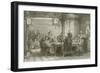 Dinner Party at a Mandarin's House-Thomas Allom-Framed Giclee Print