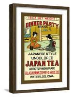 Dinner Party Brand-null-Framed Art Print